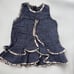 Baby kid dress sleeveless 0/3 months Burberry blue denim