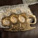 Gold Constantine Style Paperweight Heavy Metal