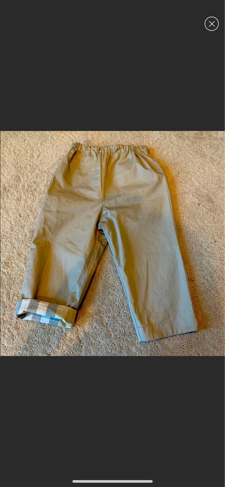 Burberry boy pants Reversible