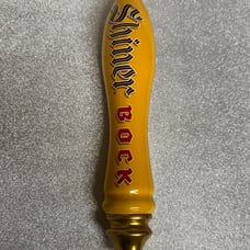 Shiner Bock beer Tap handle 13”.