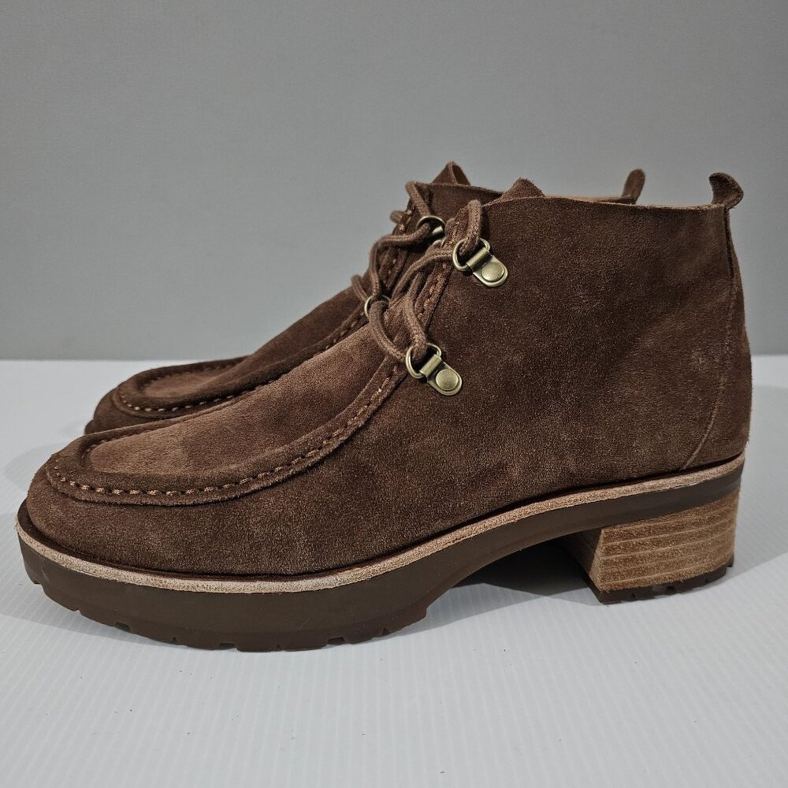 Kork Ease Wales Hiker Ankle Bootie Brown Suede Size 8.5
