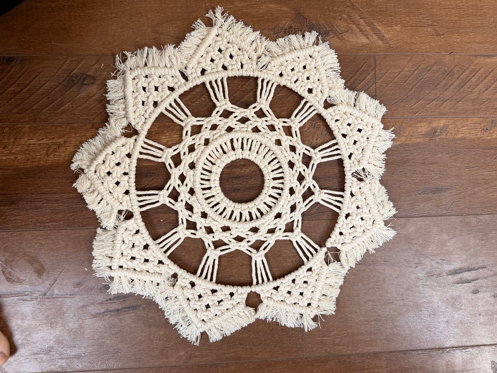 Mandala macrame