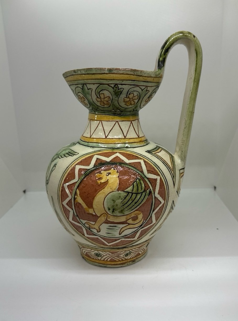Italian Pottery Vase/Jug Signed