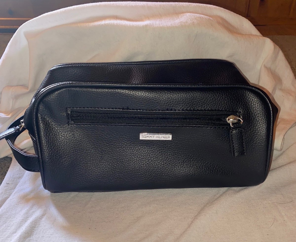 Tommy Hilfiger toiletry bag Black Leather