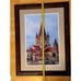 St. Francis Assisi Church Art Print Vienna 24 X 18.5 Framed Matted, Glass