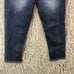Vigoss Womens Size 2 Heritage Denim Whiskered Embroidered Denim Capri Jeans