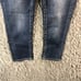 Vigoss Womens Size 2 Heritage Denim Whiskered Embroidered Denim Capri Jeans