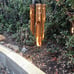 NEW!!! Bamboo Coconut Windchime Bird Handmade Patio Garden Yard Carved Gift