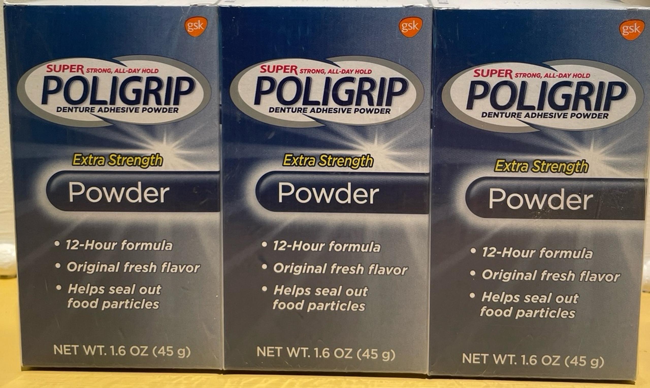 Poligrip extra strength powder 6pack