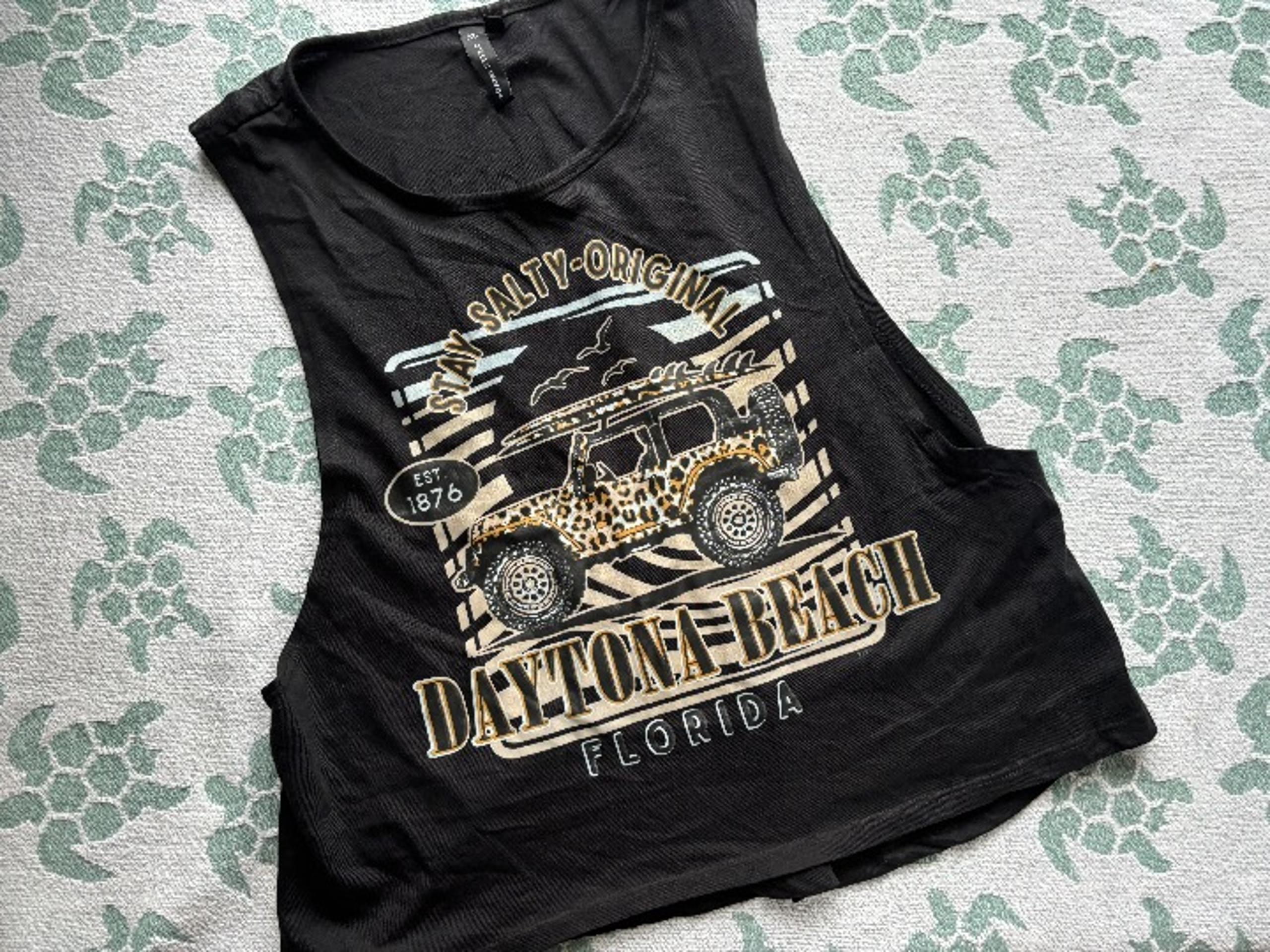 Miami Style XL Tank top Stay Salty - Daytona Beach Florida