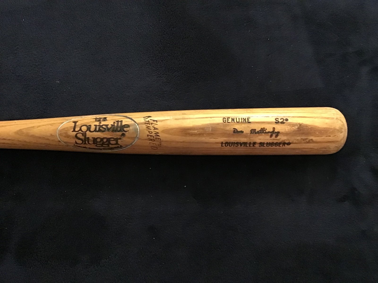 Genuine Louisville Slugger, 34 (Flame Tempered) Don Mattingly Baseball Bat