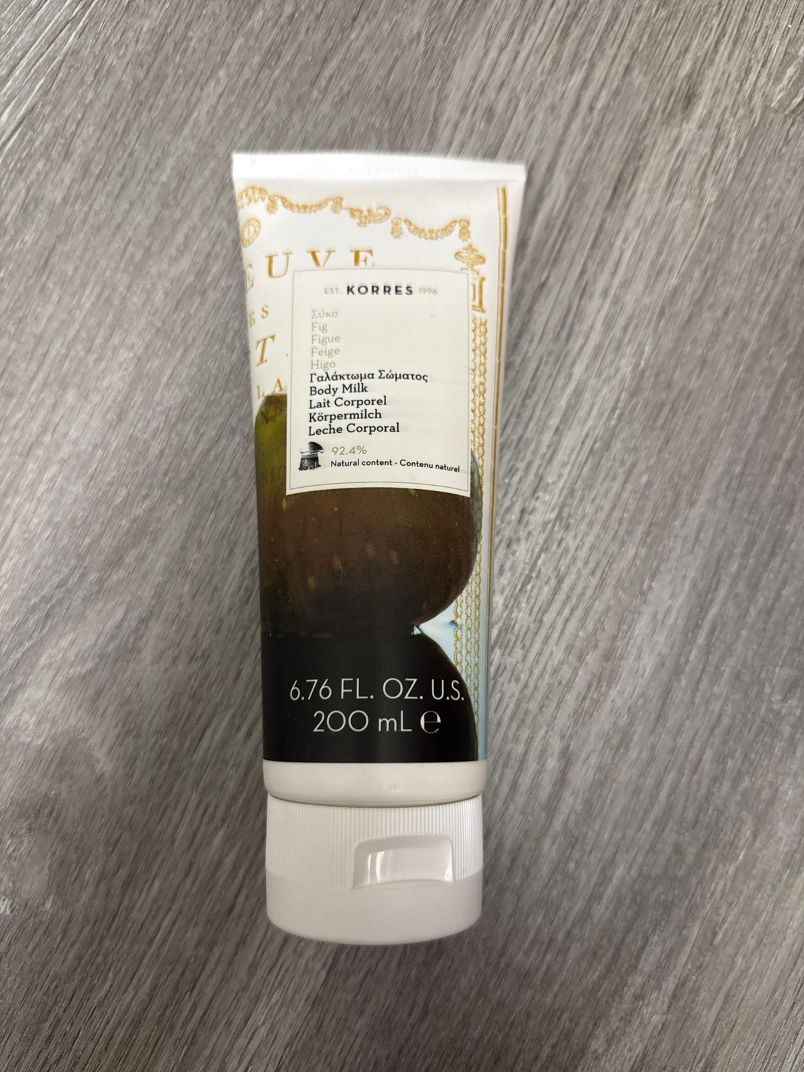 Korres Fig Body Milk