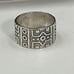Sterling Silver Band Ring Mexican 9 Gms Size 9