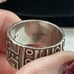 Sterling Silver Band Ring Mexican 9 Gms Size 9