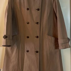 Sally Scott Beige Mocha Trench Coat with Liner