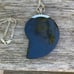 Plastic Nautilus Shell Pendant w/Sterling Silver Hardware on a 925 Chain. EUC!
