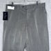 VTG Sears Barrington Dress Pants Straight Wide Leg Flat Front Men's 36x29 Gray