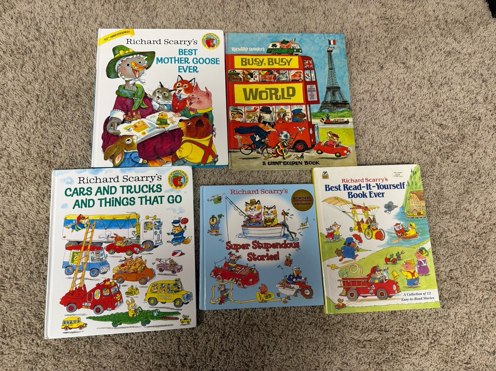 Richard scarry book lot 5