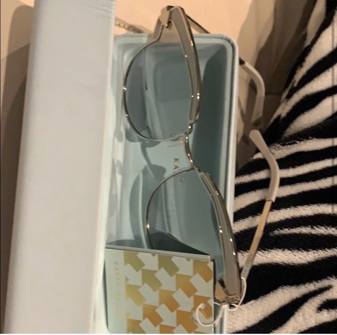 Karen Walker Silver Wiztal mirror glasse