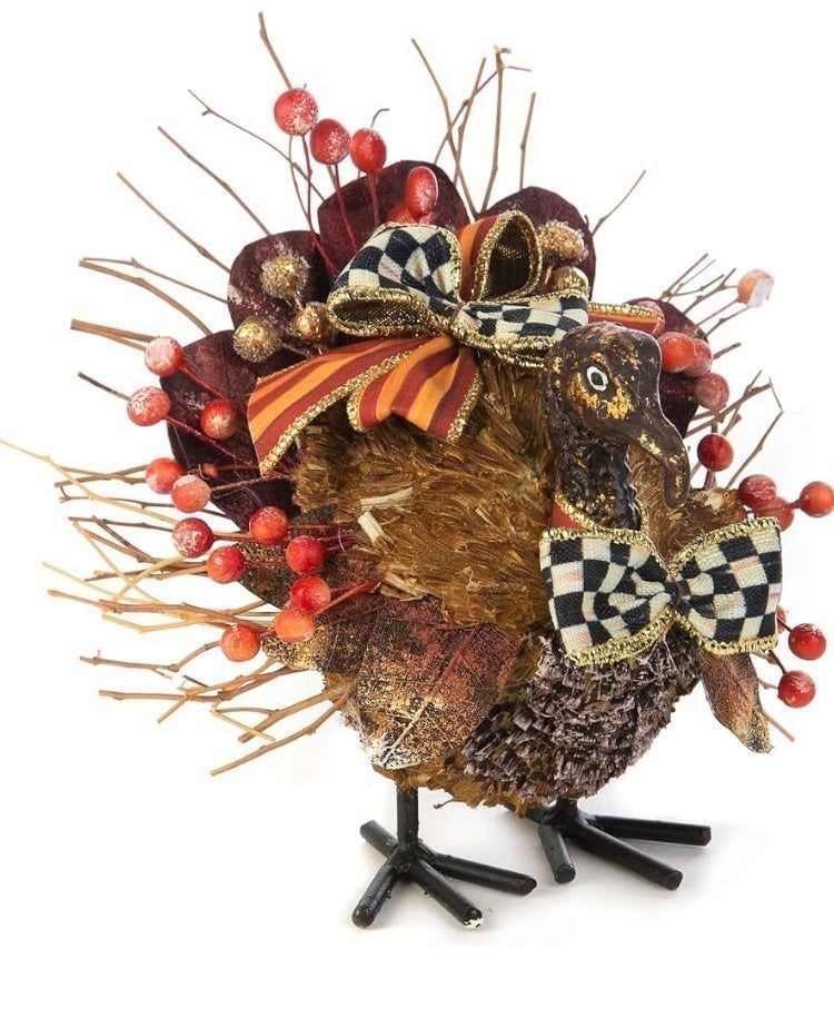 mackenzie childs halloween turkey fall décor thanksgiving turkey cute