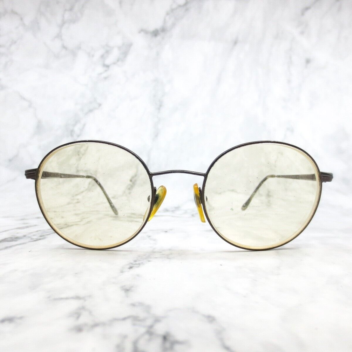 Vogue Eyeglasses VO3242 491 brown metal oval Italy 48-19-135