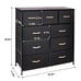 Dresser Chest Drawers White Wide Bedroom Make Up Stand Furniture Set Wood Clothe