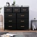 Dresser Chest Drawers White Wide Bedroom Make Up Stand Furniture Set Wood Clothe