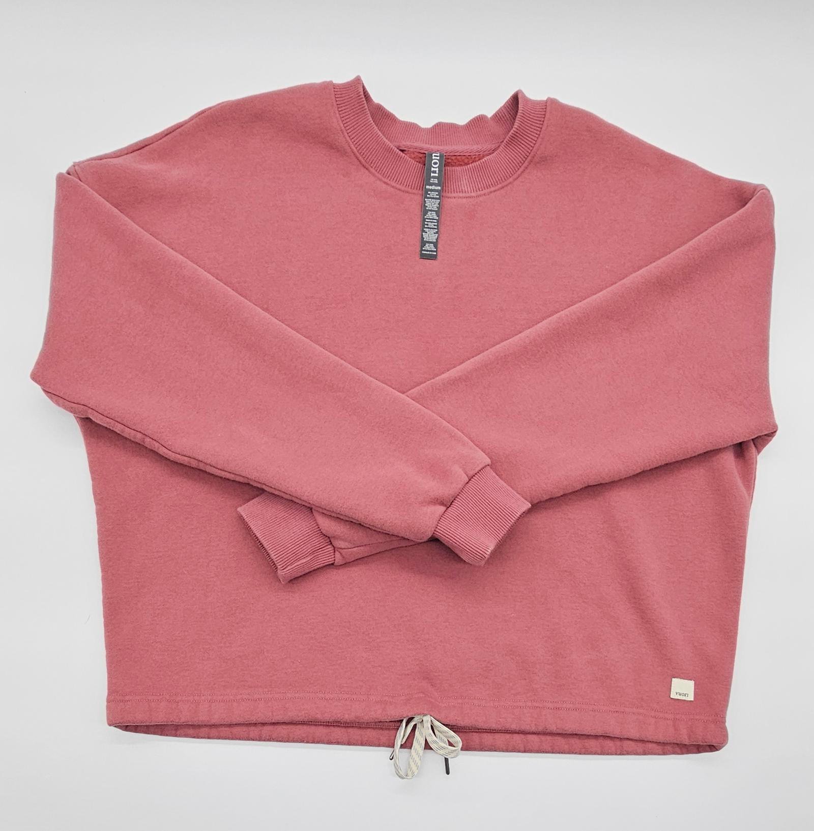 Vuori Restore Drawstring Fleece Sweatshirt Medium