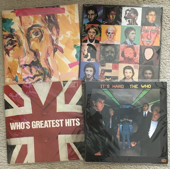 4 LP's Vinyl, The Who, Pete Townshend, The Who Greatest Hits, Classic Rock