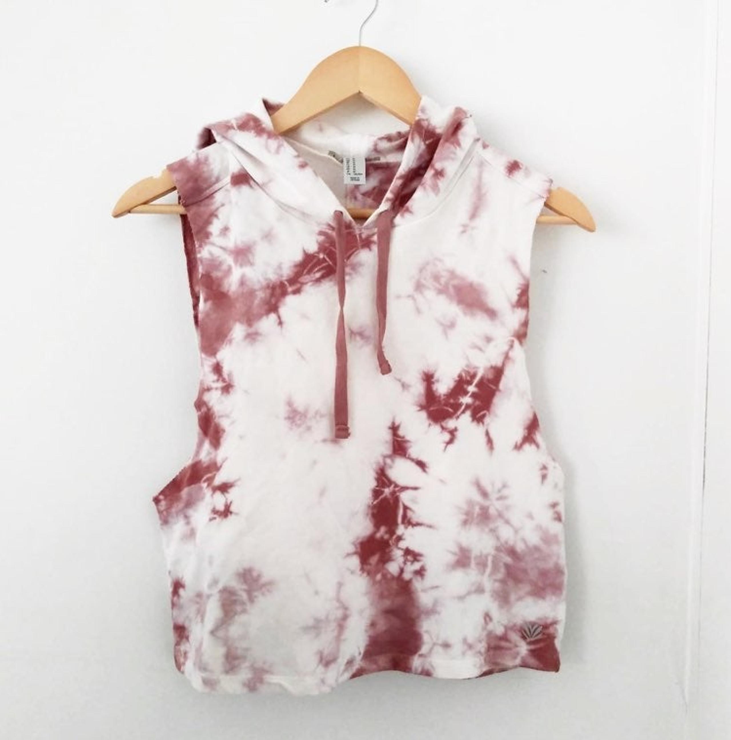 F21 Mauve Tie Dye Active Sweatshirt Tank