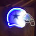 BMore Sports Dallas Cowboys NFL Neon Light Lamp Helmet Man Cave Bar Pool Room