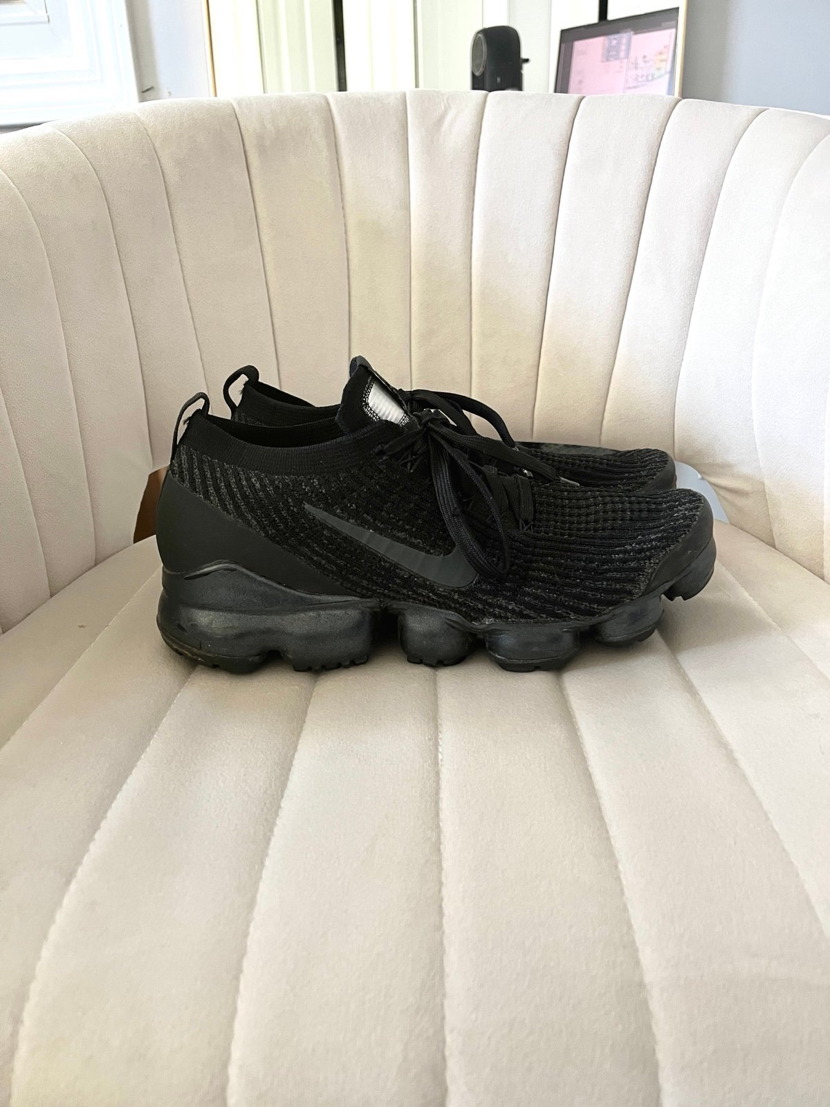 Nike Air VaporMax Flyknit 3.0, Black, 7.5/8