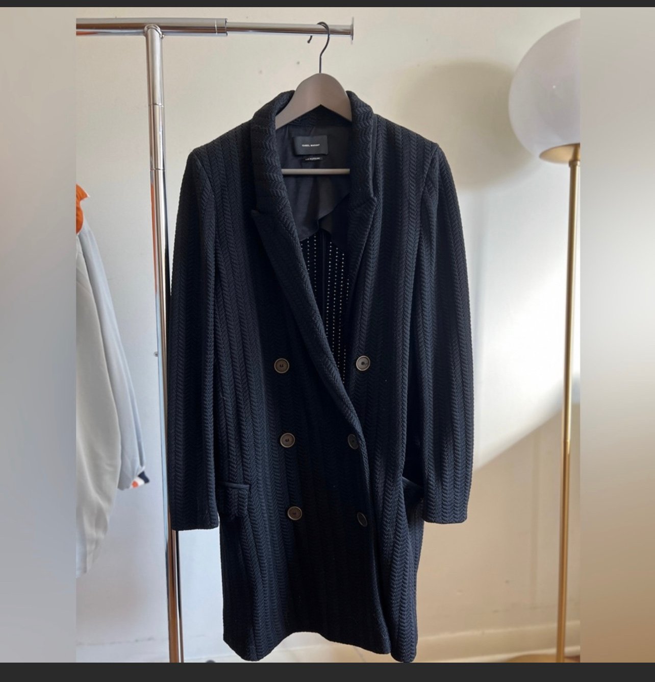 Isabel Marant tweed oversized coat