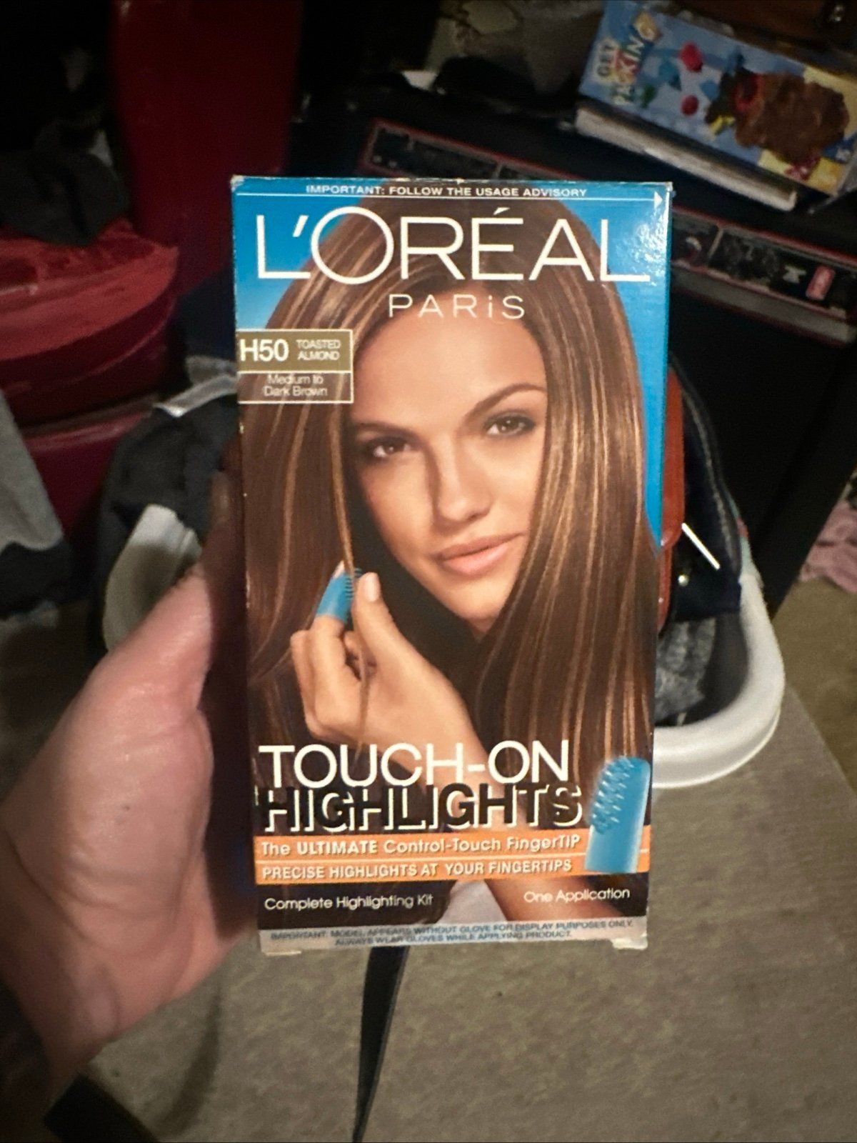 LOREAL Touch On Highlights toasted Almond, Medium To Dark Brown Discontinued