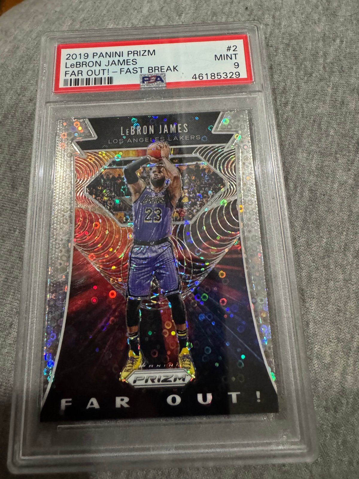 PSA 9 LeBRON JAMES card