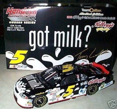 Terry Labonte #5 Kellogg's Got Milk? 2002 1:24 scale Limited Edition