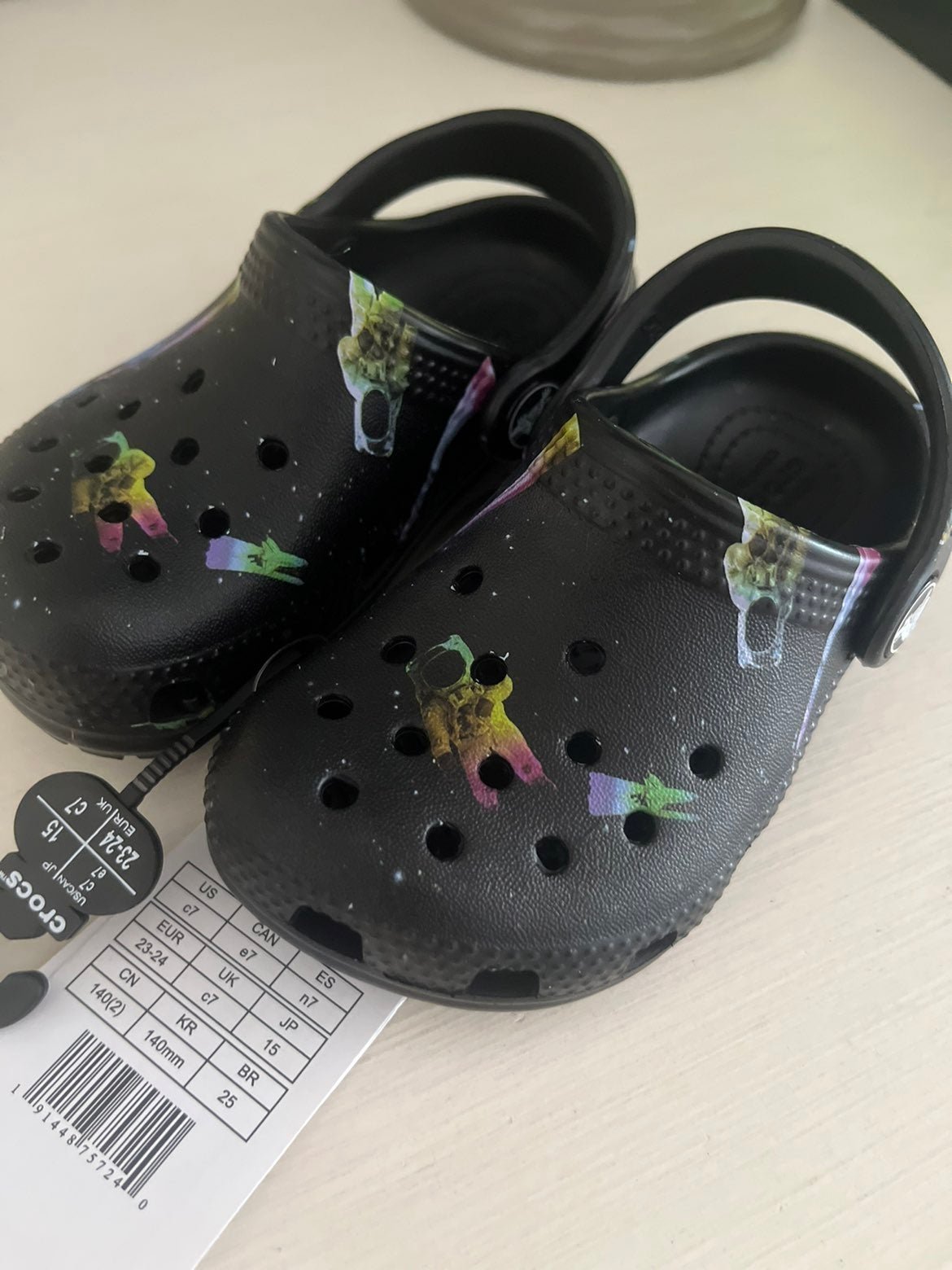 Crocs toddler boy size 7 NWT