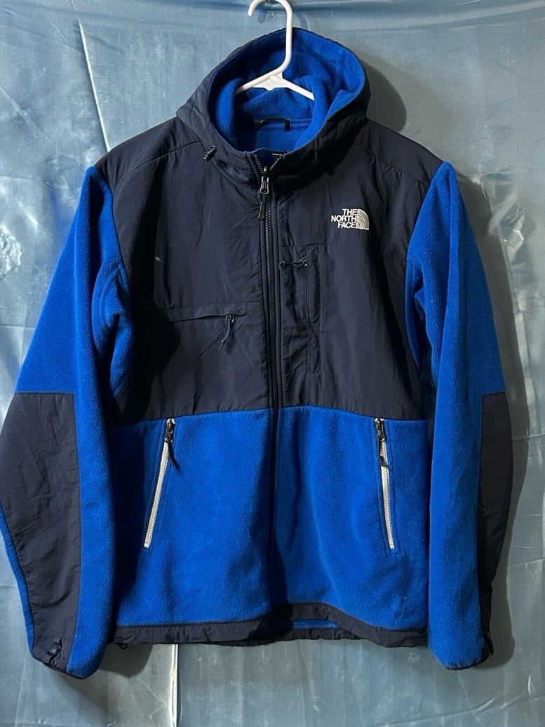 Vintage 90’s The North Face Denali Fleece Jacket, Blue & Navy Blue