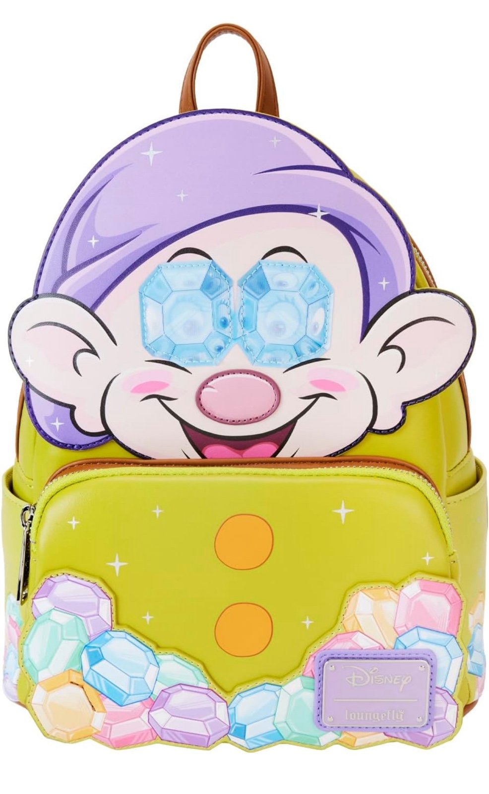 Loungefly Snow White: Diamond Dopey Mini-Backpack NWT