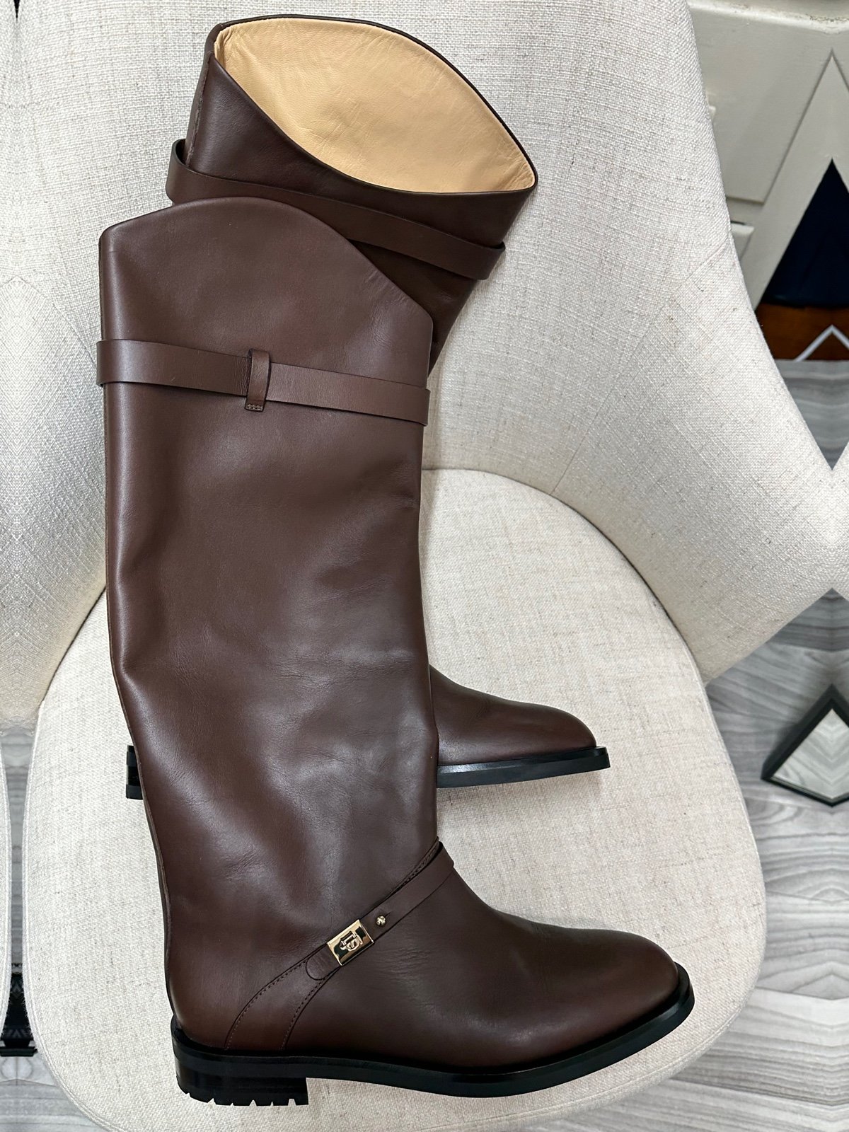 Dear Frances leather saddle boots ( 40)