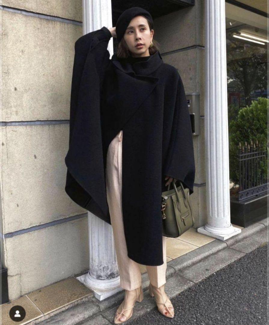 独創的 Undressed Handy Over Poncho - Black ジャケット・アウター