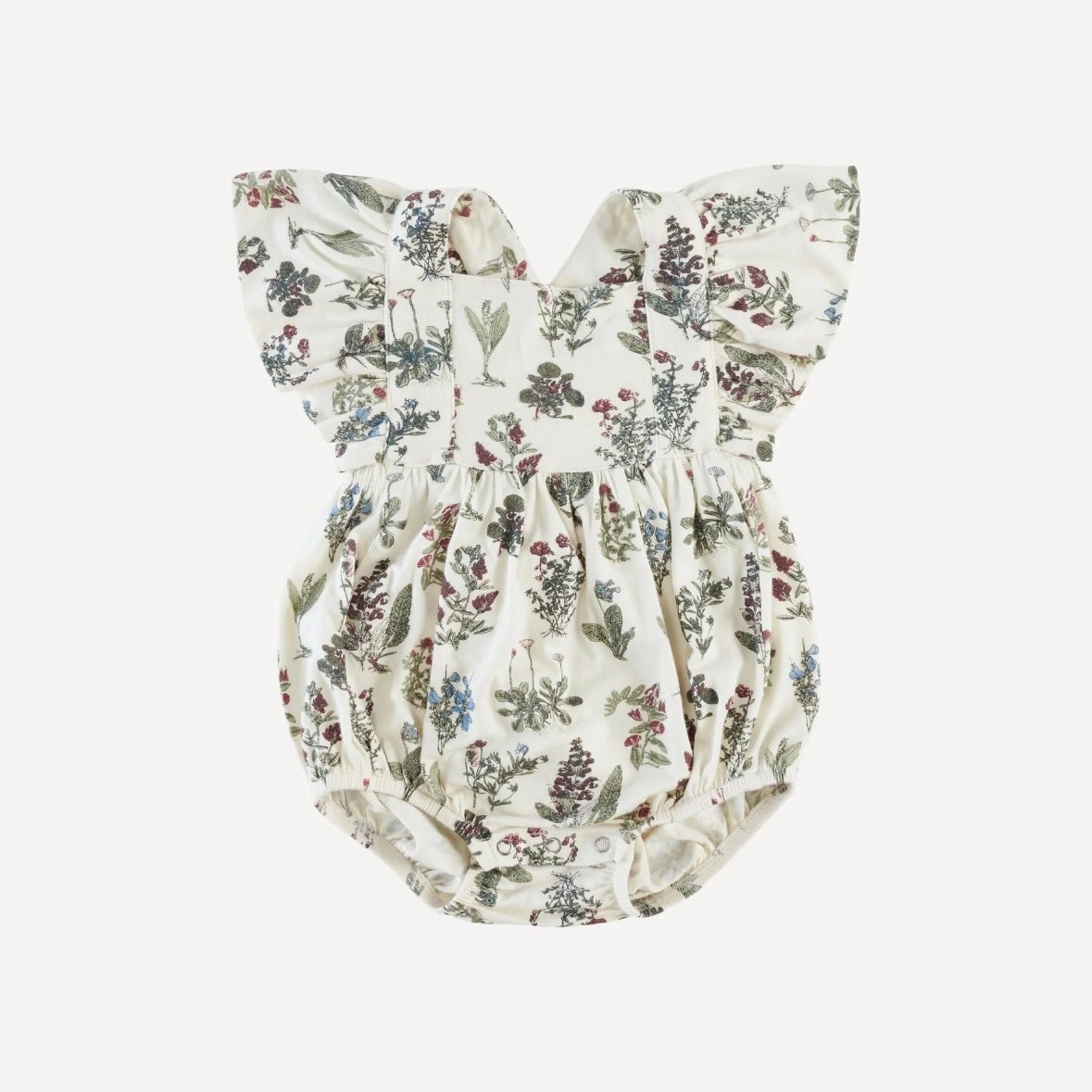 Kate Quinn wildflower Litho ruffle strap bubble 6 - 12 months