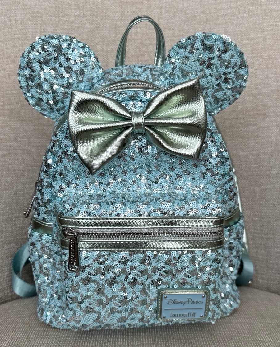 Disney Loungefly sequin mini backpack