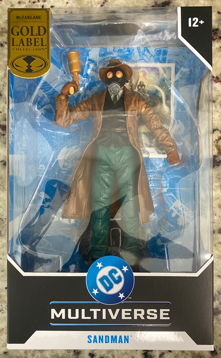 McFarlane Toys DC Multiverse Gold Label 7” Sandman Action Figure In Hand