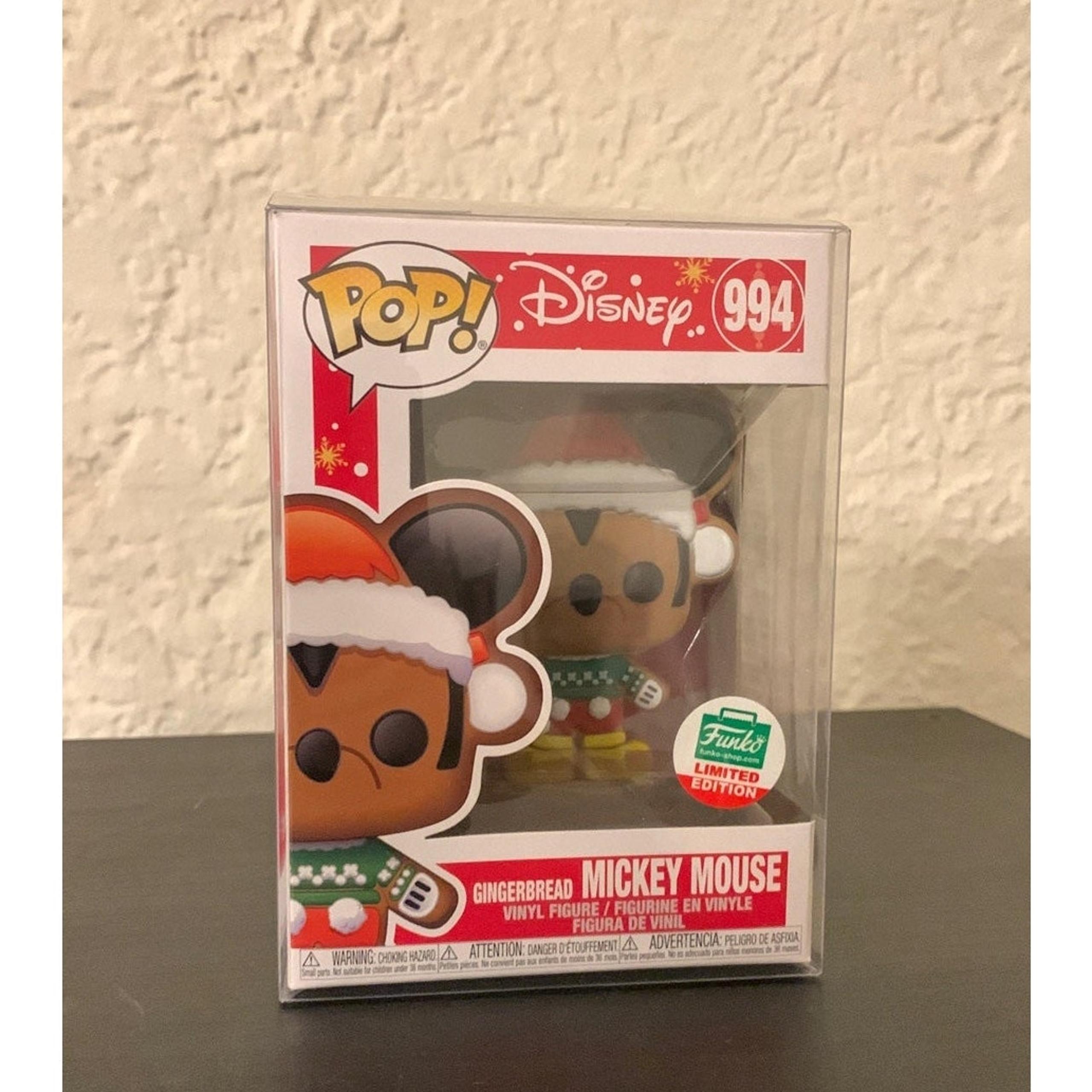 EXCLUSIVE Mickey Mouse Gingerbread Funko Pop Disney #994 Christmas Figure Toy