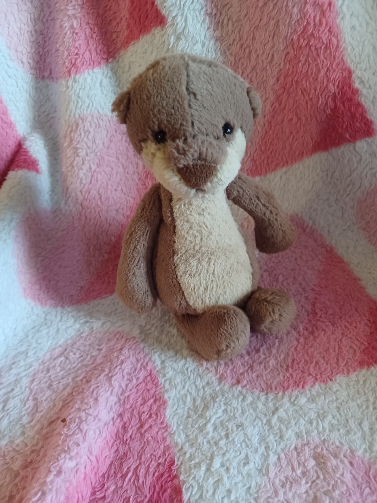 Jellycat Bashful OTTER Small Plush 7 - 8 inches tall NO tag Brown