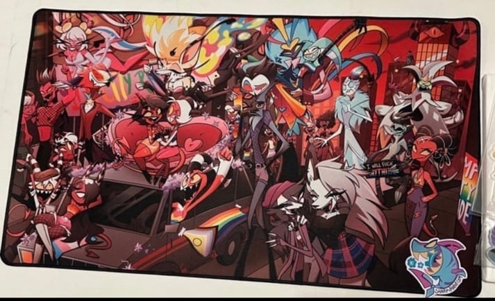 Helluva Boss Pride Playmat