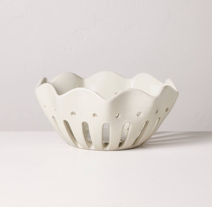 Hearth & Hand with Magnolia - Large Wavy Edge Berry Bowl