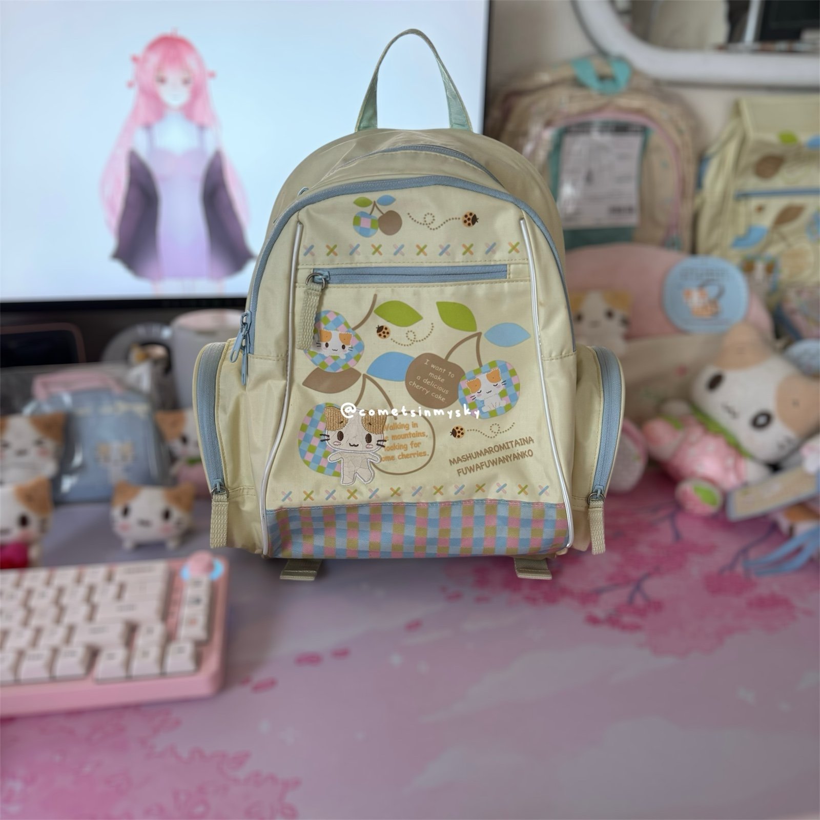 small cherry masyumaro backpack perfect condition