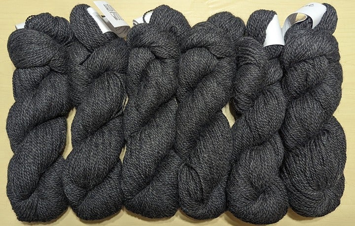 Audine Wools Flannel yarn in Slate - 10 skeins